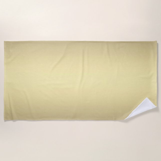 Serviette De Plage Glissement or (Devant)