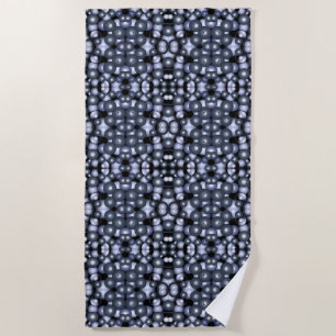 Serviette De Plage Global Concentric Circle Orbital Art Abstrait