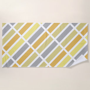 Serviette De Plage Gold Silver Bronze Metal Hues