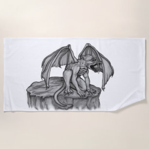 Serviette De Plage Golem Gargoyle