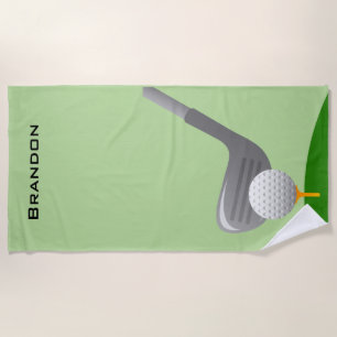 Serviette De Plage Golf Design Beach Towel