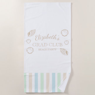 Serviette De Plage Grad Club Beach Party