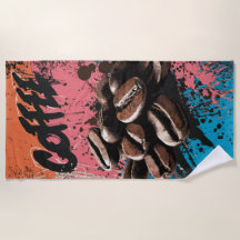 Graffiti Pop Art Café en grains