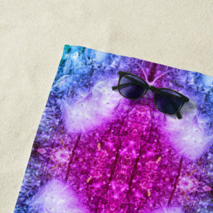 Serviette De Plage Graines et soie d'algues   Miami   Miroir