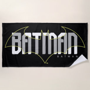Serviette De Plage Graphique de nom haute technologie Batman