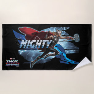 Serviette De Plage Graphique de pointe puissant Thor Mjölnir