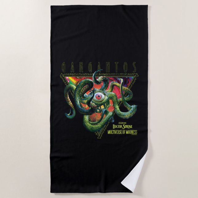 Serviette De Plage Graphisme Multivers de Gargantos (Devant)