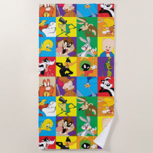 Serviette De Plage Grille de caractères LOONEY TUNES™