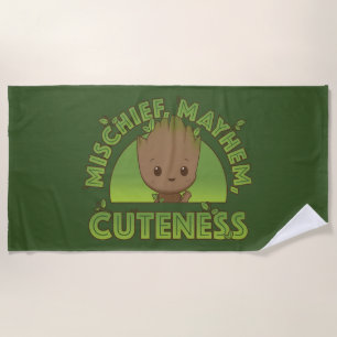 Serviette De Plage Groot - Mauvais, Mayhem, Mignité