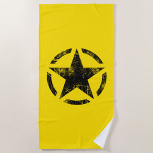 Serviette De Plage Gros Grunge Star Style détendu sur