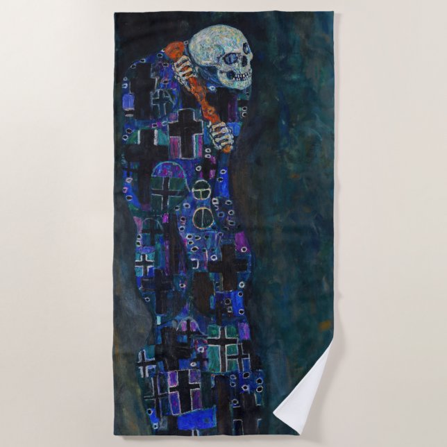 Serviette De Plage Gustav Klimt - Mort et vie (Devant)
