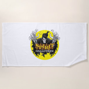 Serviette De Plage Halloween de l'esprit