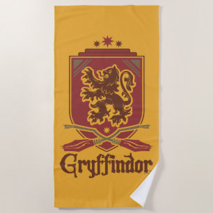 Serviette De Plage Harry Potter   Badge Gryffindor QUIDDITCH™
