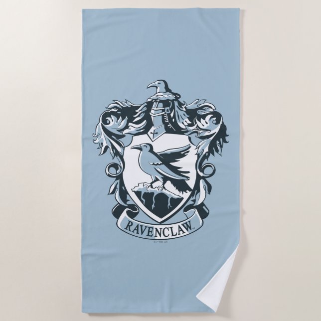 Serviette De Plage Harry Potter | Blason moderne de Serdaigle (Devant)