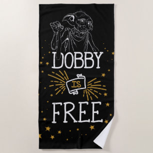 Serviette De Plage Harry Potter Dobby est libre