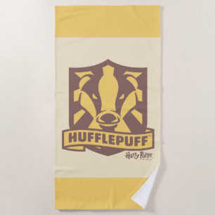 Serviette De Plage HARRY POTTER™   Été Magique HUFFLEPUFF™ Crest
