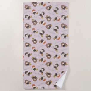 Serviette De Plage HARRY POTTER™, Hermione & Ron Flying Motif