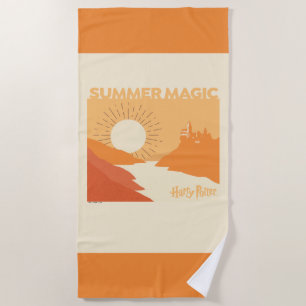 Serviette De Plage HARRY POTTER™   HOGWARTS™ Summer Magic