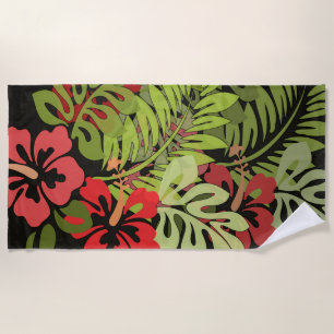 Serviette De Plage Hawaii Aloha Flower Art Print