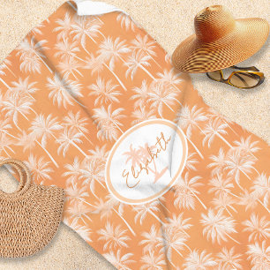 Serviette De Plage Hawaiian Palm Tree Silhouette Motif Tacao ID1093