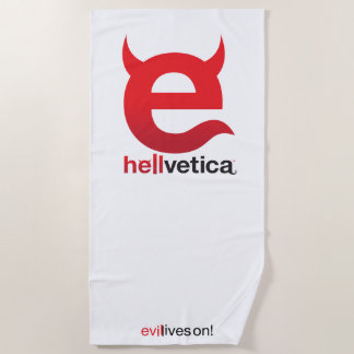 Serviette De Plage hellvetica – Logo