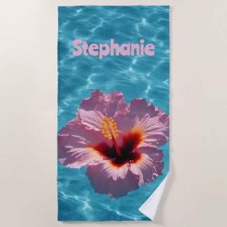 Serviette De Plage Hibiscus été