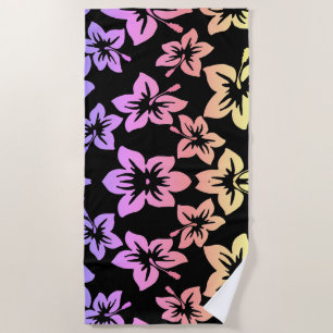 Serviette De Plage Hibiscus tropical   Ombre Beach Towel