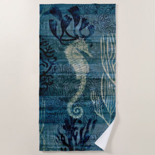 Serviette De Plage Hippocampe - médias mélangés