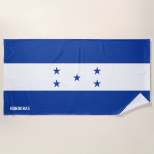 Serviette De Plage Honduras Drapeau splendide patriotique