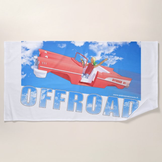 Serviette De Plage Hors route - 01 (Devant)