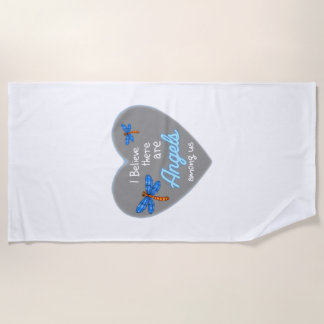 Serviette De Plage I Believe There Are Angels Among Us Dragonfly T-Sh