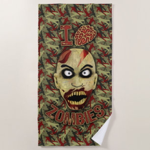 Serviette De Plage I zombis de cerveau