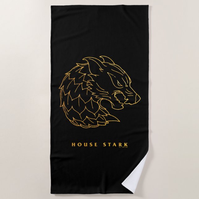 Serviette De Plage Icône Stark de la maison (Devant)