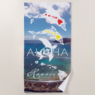 Serviette De Plage Îles d'Hawaï Aloha
