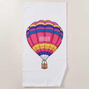 Serviette De Plage Illustration de la montgolfière