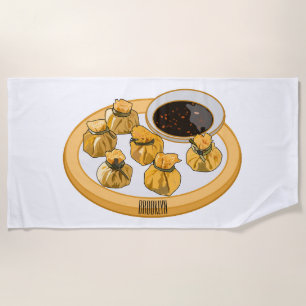 Serviette De Plage Illustration du porte-monnaie thaïlandais de creve