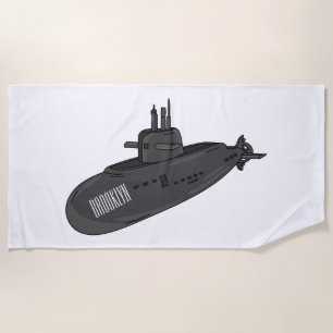 Serviette De Plage Illustration sous-marine