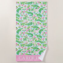 Imprimé de motif Alligator Preppy Palm Beach