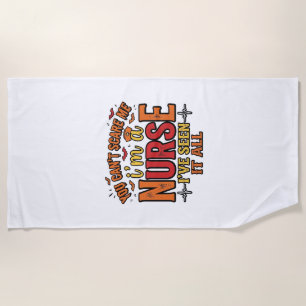 Serviette De Plage Infirmière Drôle Halloween Tu Ne Peux Pas Me Faire