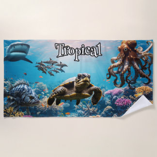 Serviette De Plage Inhabiting The Tropics