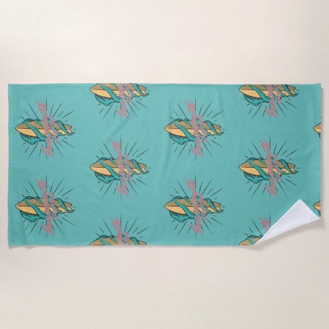 Serviette De Plage Innsmouth Surf Club (Devant)