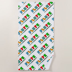 Serviette De Plage Inondation du Colorful