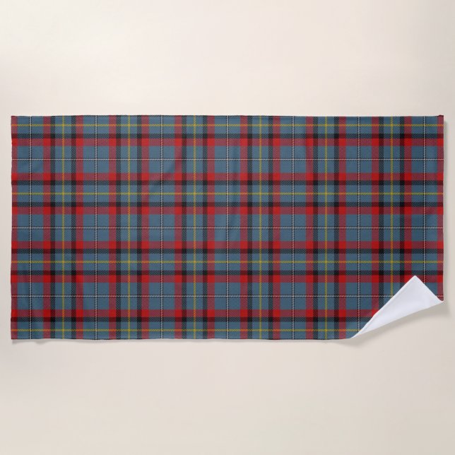Serviette De Plage Irish Accents Clan MacNamara Tartan (Devant)