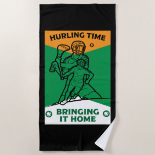Serviette De Plage Irish Hurling Sport