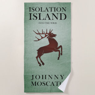 Serviette de plage Isolation Island Deer