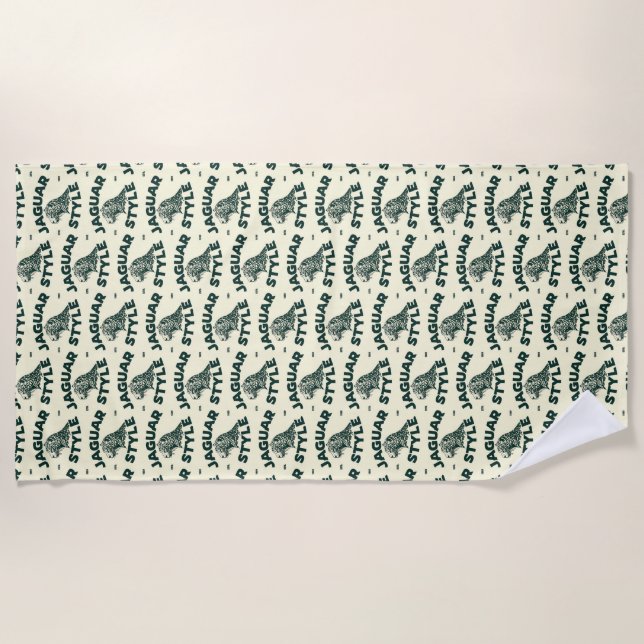 Serviette de plage Jaguar (Devant)