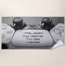 "J'Ai Suspendu Mon Jeu Pour Être Ici" Jeu Annivers