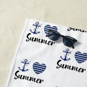 Serviette De Plage J'aime l'été