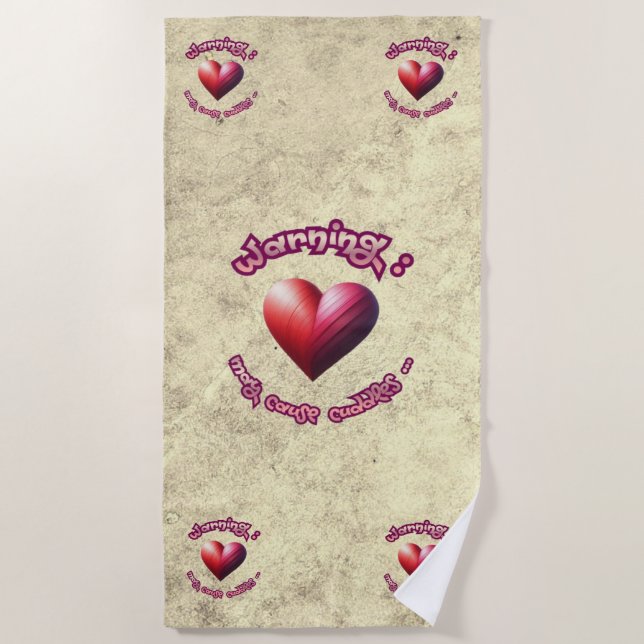 Serviette de plage - Jamming! Secret Crush Beach  Towel (Front)