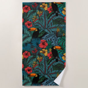 Serviette De Plage Jardin toucan